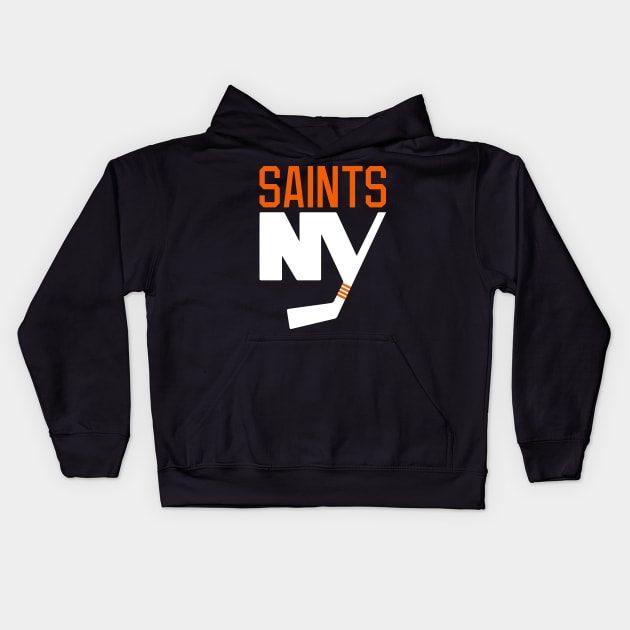 New York Saints Kids Hoodie by Pattison52